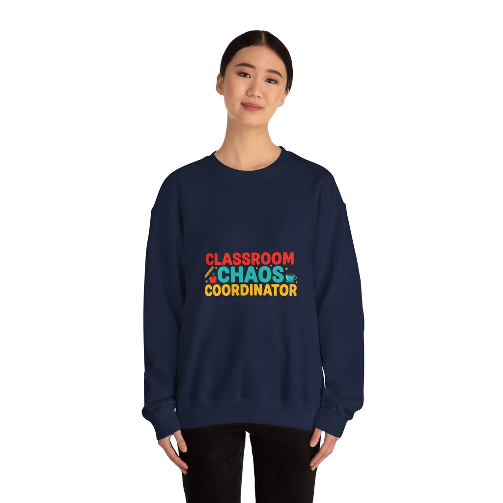 Classroom Chaos Coordinator Crewneck Sweatshirt | teacher appreciation, teacher life