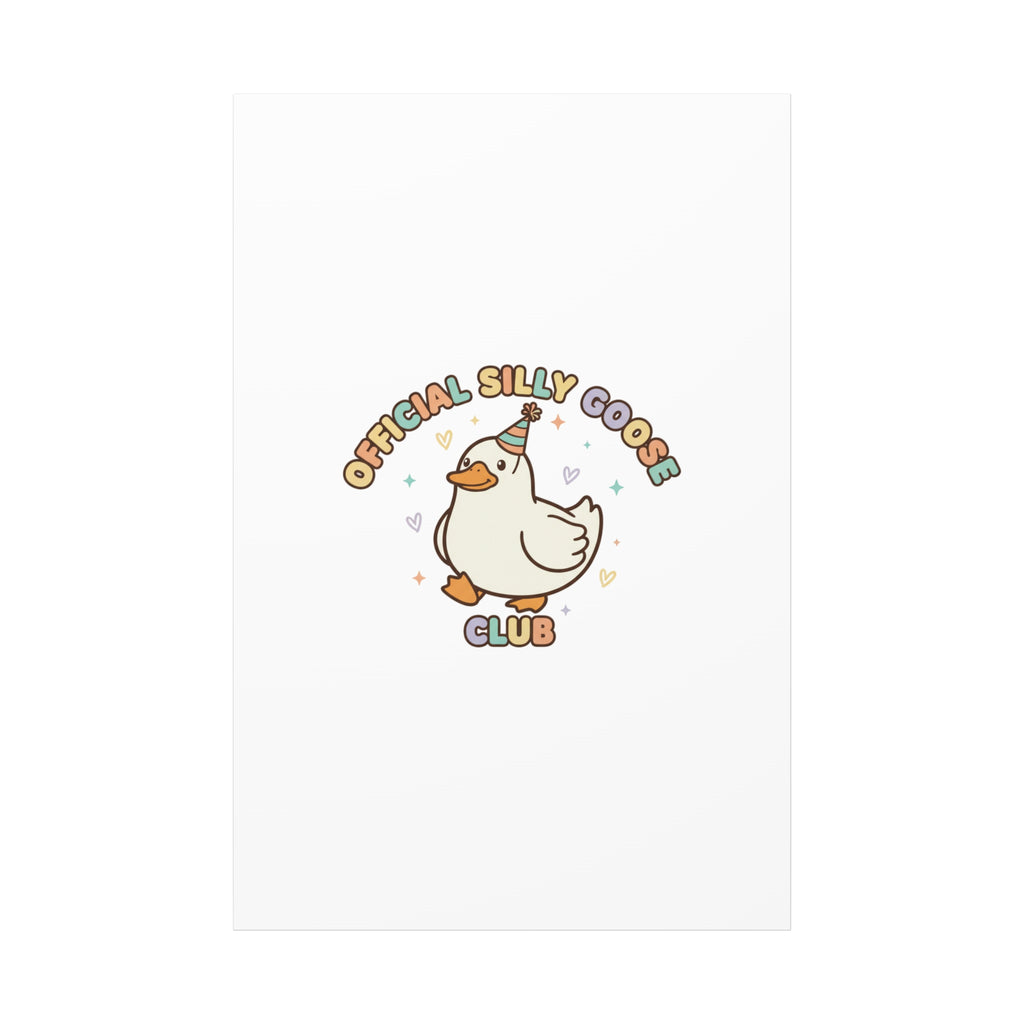 Silly Goose Club Canvas | wholesome meme, cute animal pun