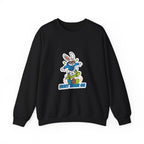 Egg Hunter Skate Bunny Sweatshirt | boys Easter shirt, dinosaur egg, camo Easter
