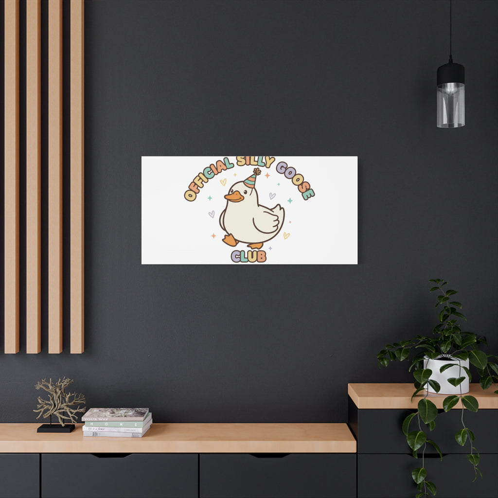 Silly Goose Club Canvas | wholesome meme, cute animal pun