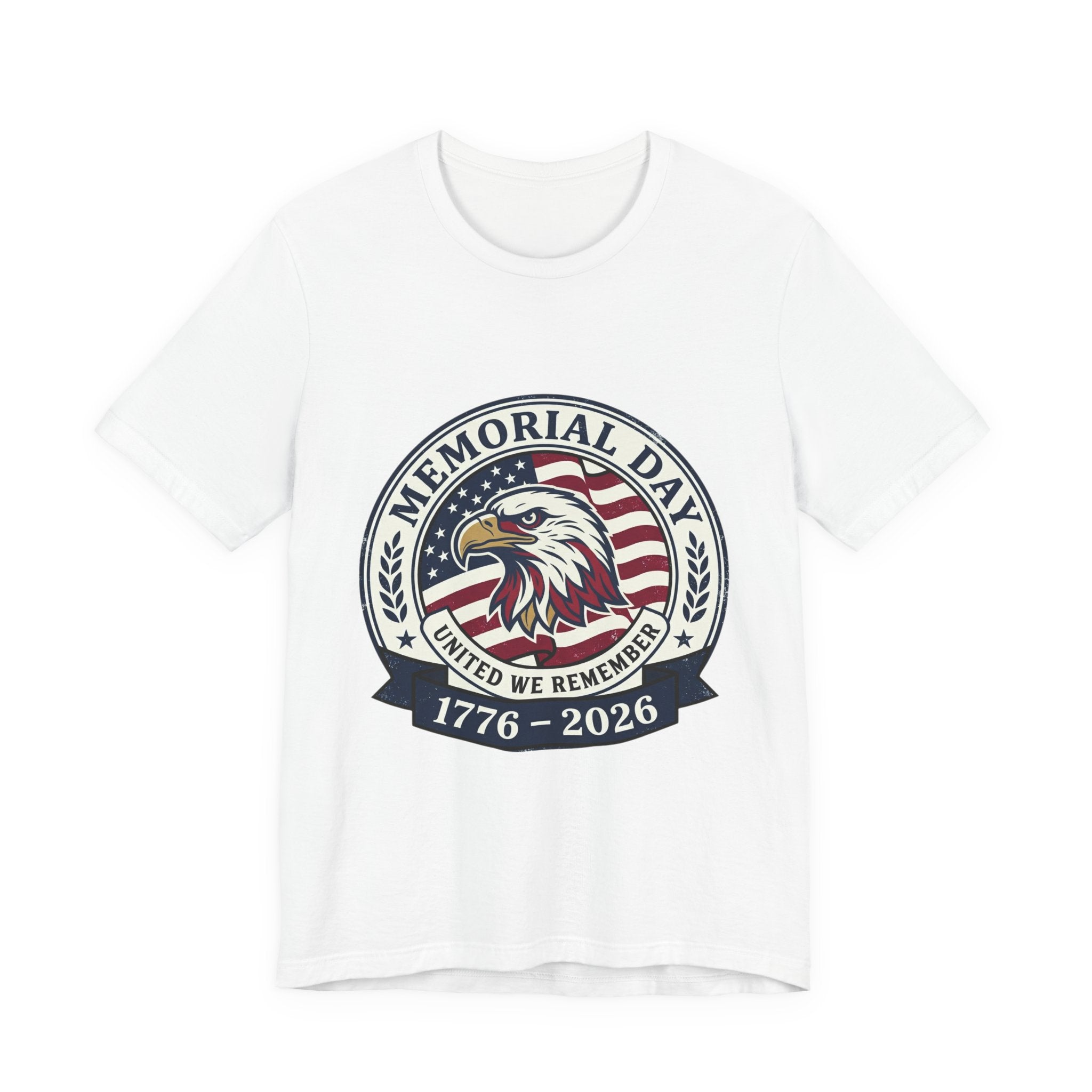 Memorial Day 1776–2026 Eagle Tee | USA 250 Vintage Distressed Patriotic