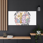 No Bunny Loves You Like Jesus Canvas | Easter Christian, Church Humor, Pastel Retro