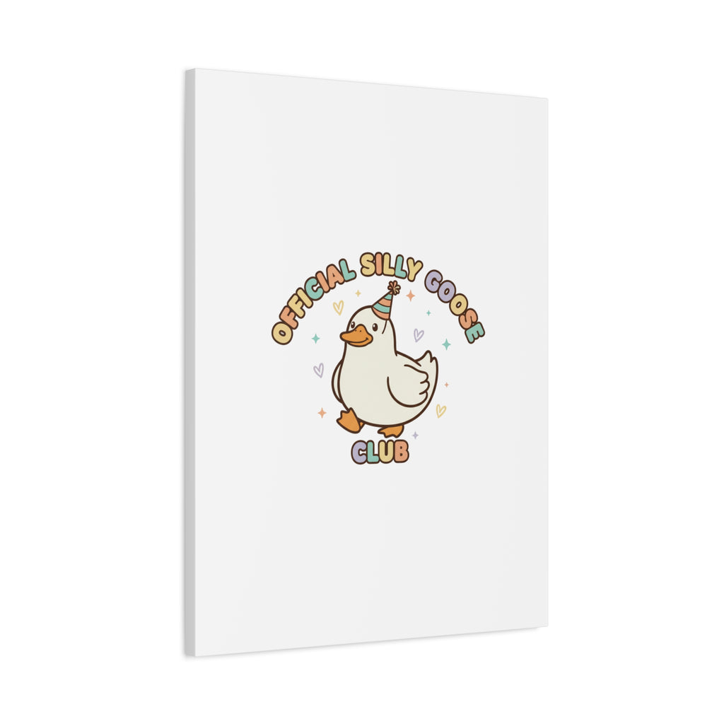 Silly Goose Club Canvas | wholesome meme, cute animal pun