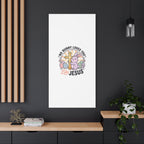 No Bunny Loves You Like Jesus Canvas | Easter Christian, Church Humor, Pastel Retro