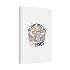 No Bunny Loves You Like Jesus Canvas | Easter Christian, Church Humor, Pastel Retro