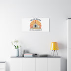 He Is Risen I'm Still Waking Up Canvas | Easter Christian Humor