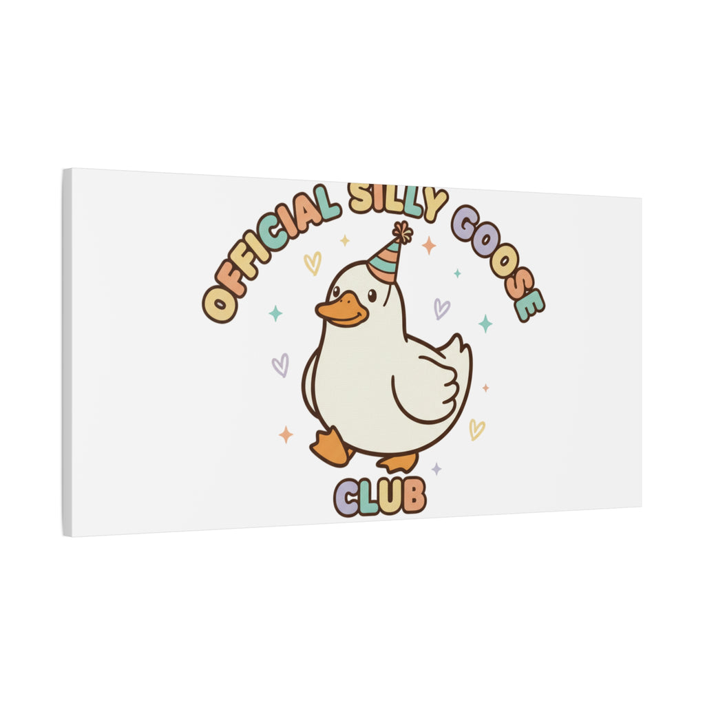 Silly Goose Club Canvas | wholesome meme, cute animal pun