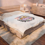 No Bunny Loves You Like Jesus Plush Blanket | Easter Christian, Pastel Retro