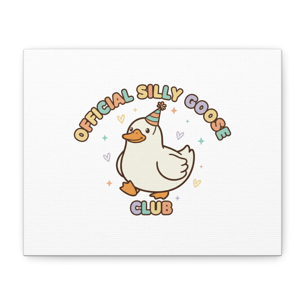 Silly Goose Club Canvas | wholesome meme, cute animal pun