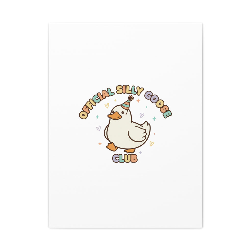 Silly Goose Club Canvas | wholesome meme, cute animal pun