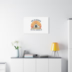 He Is Risen I'm Still Waking Up Canvas | Easter Christian Humor
