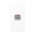 Teaching Powered by Caffeine & Patience Canvas | Teacher Appreciation Gifts