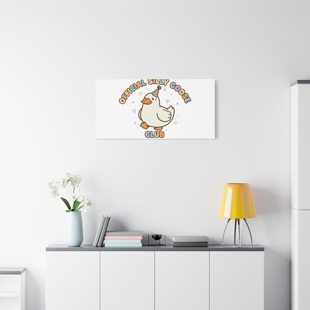 Silly Goose Club Canvas | wholesome meme, cute animal pun