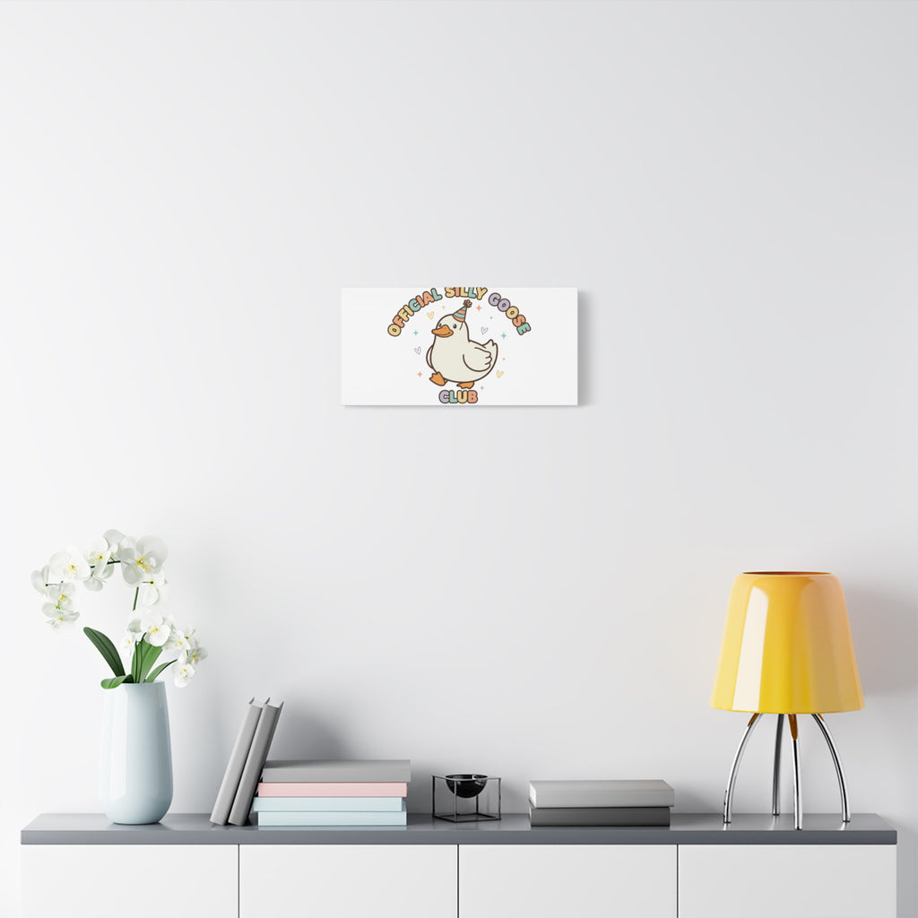 Silly Goose Club Canvas | wholesome meme, cute animal pun