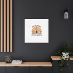 He Is Risen I'm Still Waking Up Canvas | Easter Christian Humor
