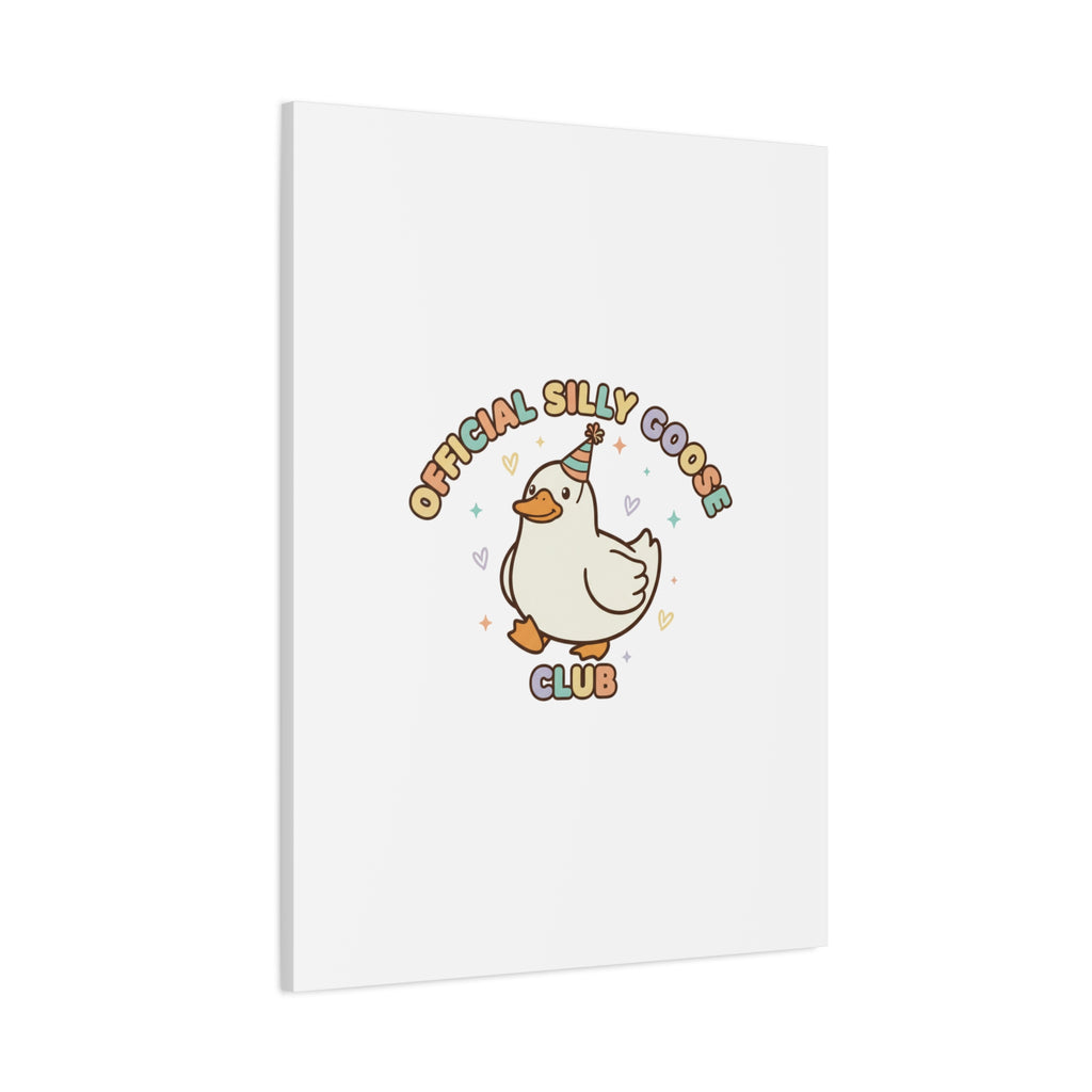 Silly Goose Club Canvas | wholesome meme, cute animal pun