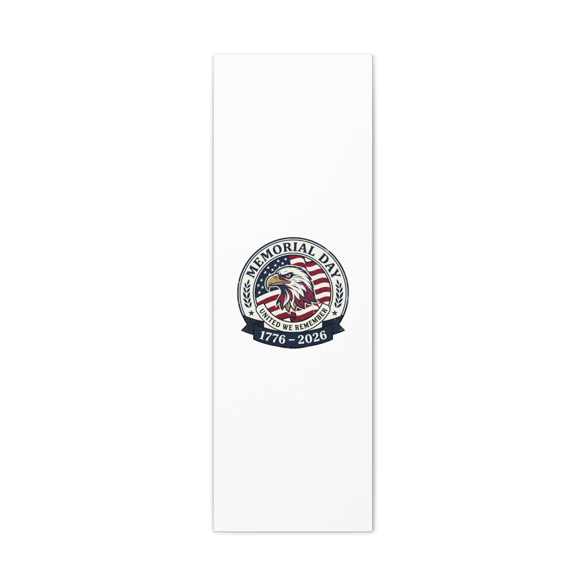 Memorial Day 1776-2026 Canvas | USA 250, vintage distressed patriotic