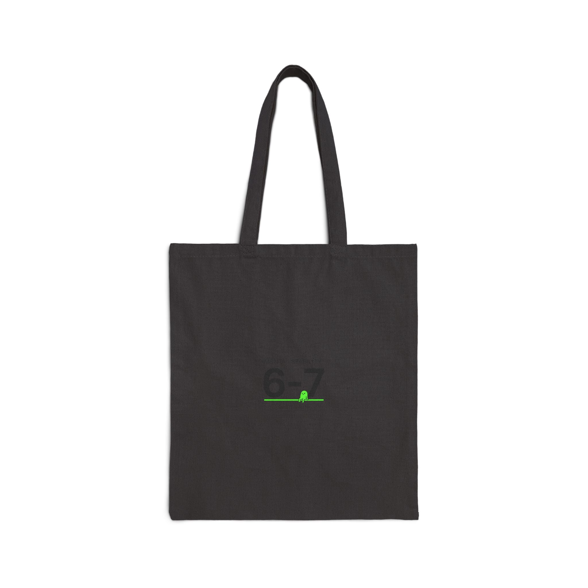 6-7 Minimalist Meme Tote | absurdist humor, random number meme