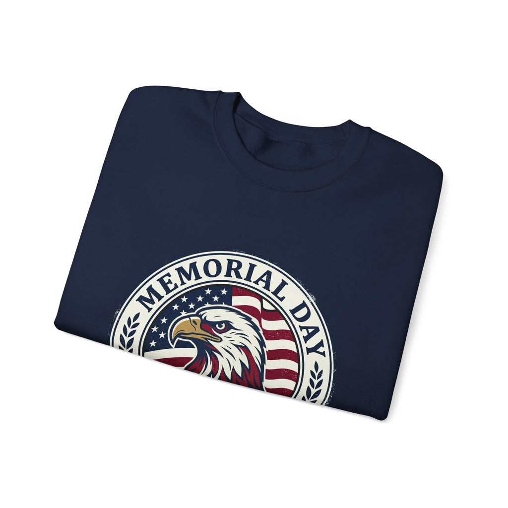 Memorial Day 1776–2026 Eagle Emblem Sweatshirt | USA 250, vintage distressed