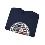 Memorial Day 1776–2026 Eagle Emblem Sweatshirt | USA 250, vintage distressed