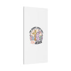 No Bunny Loves You Like Jesus Canvas | Easter Christian, Church Humor, Pastel Retro