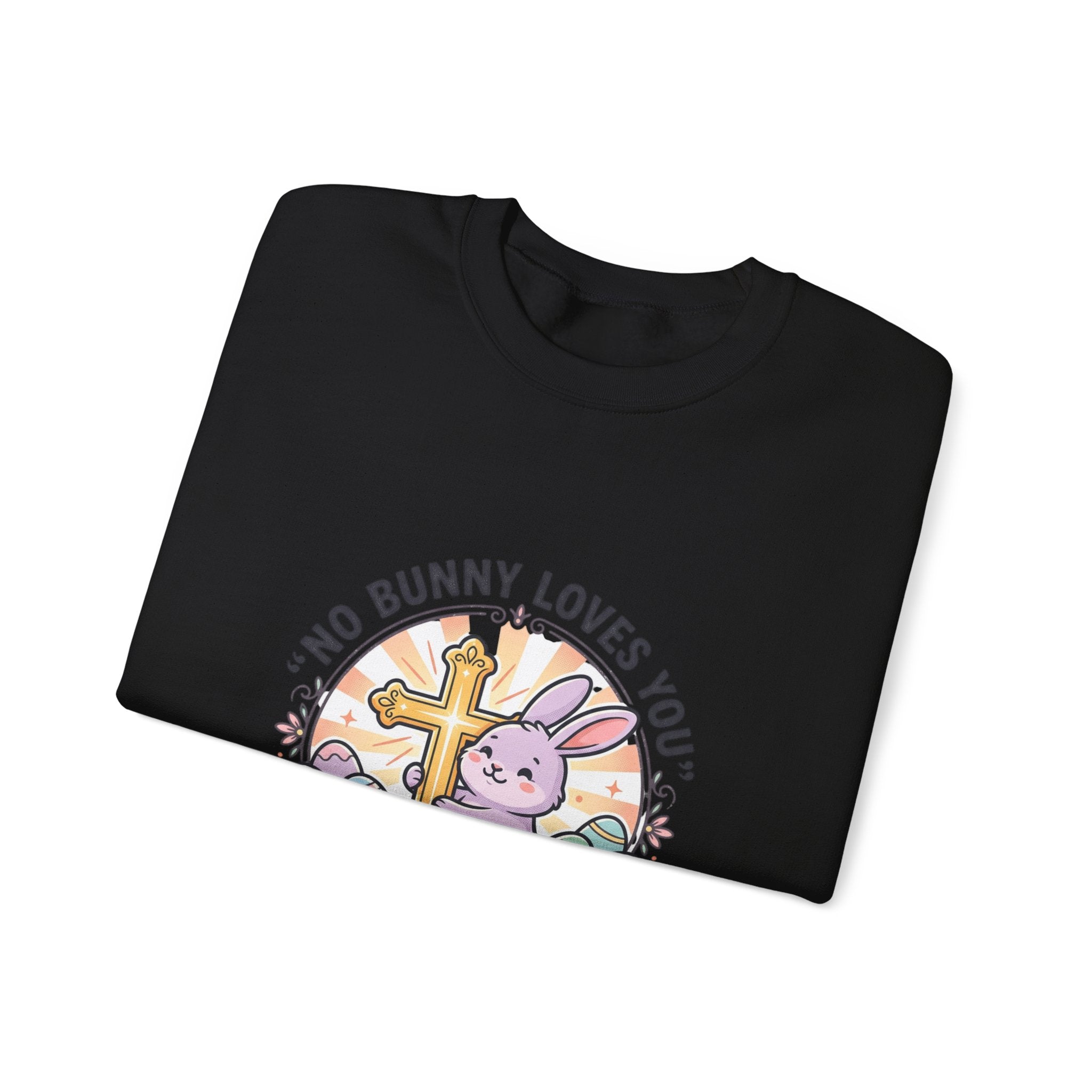 No Bunny Loves You Like Jesus Sweatshirt | Easter Christian, Pastel Retro Church Humor