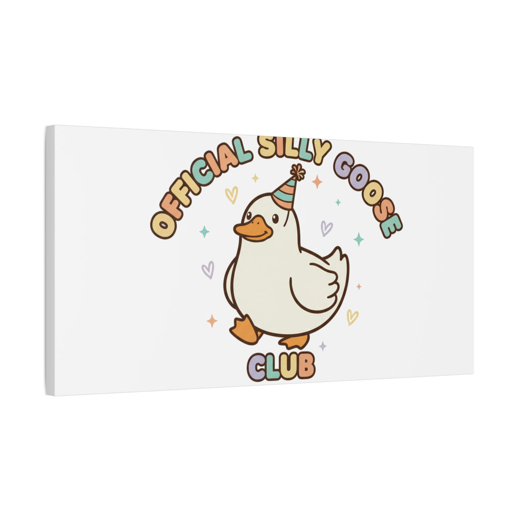 Silly Goose Club Canvas | wholesome meme, cute animal pun