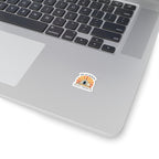 He Is Risen Sticker | Playful Christian Easter, Sunrise Vintage Kiss-Cut