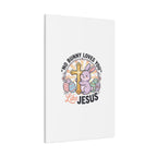 No Bunny Loves You Like Jesus Canvas | Easter Christian, Church Humor, Pastel Retro