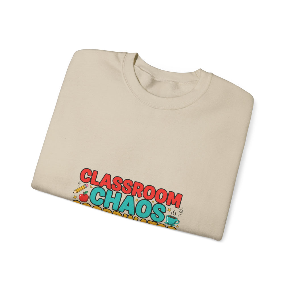 Classroom Chaos Coordinator Crewneck Sweatshirt | teacher appreciation, teacher life