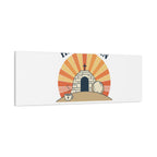He Is Risen I'm Still Waking Up Canvas | Easter Christian Humor