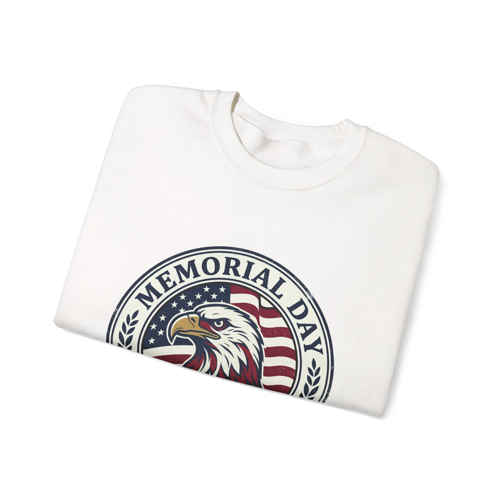 Memorial Day 1776–2026 Eagle Emblem Sweatshirt | USA 250, vintage distressed