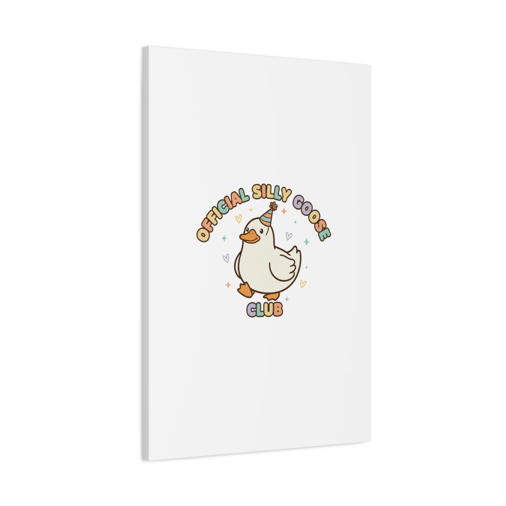 Silly Goose Club Canvas | wholesome meme, cute animal pun