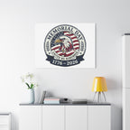 Memorial Day 1776-2026 Canvas | USA 250, vintage distressed patriotic