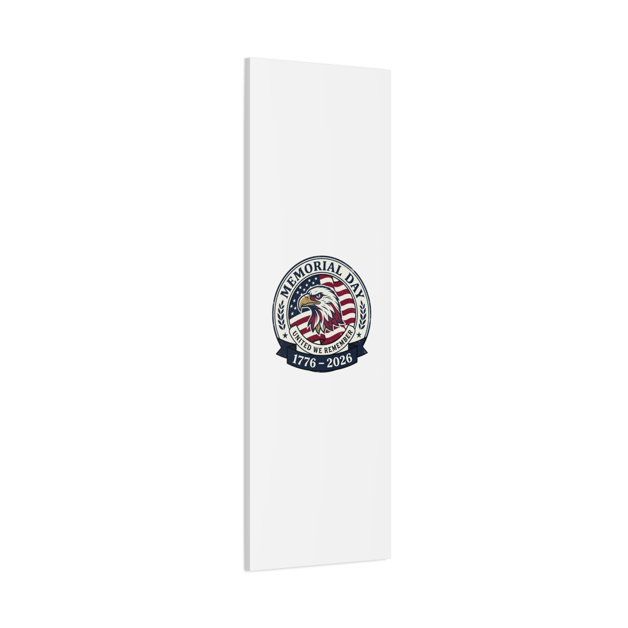 Memorial Day 1776-2026 Canvas | USA 250, vintage distressed patriotic