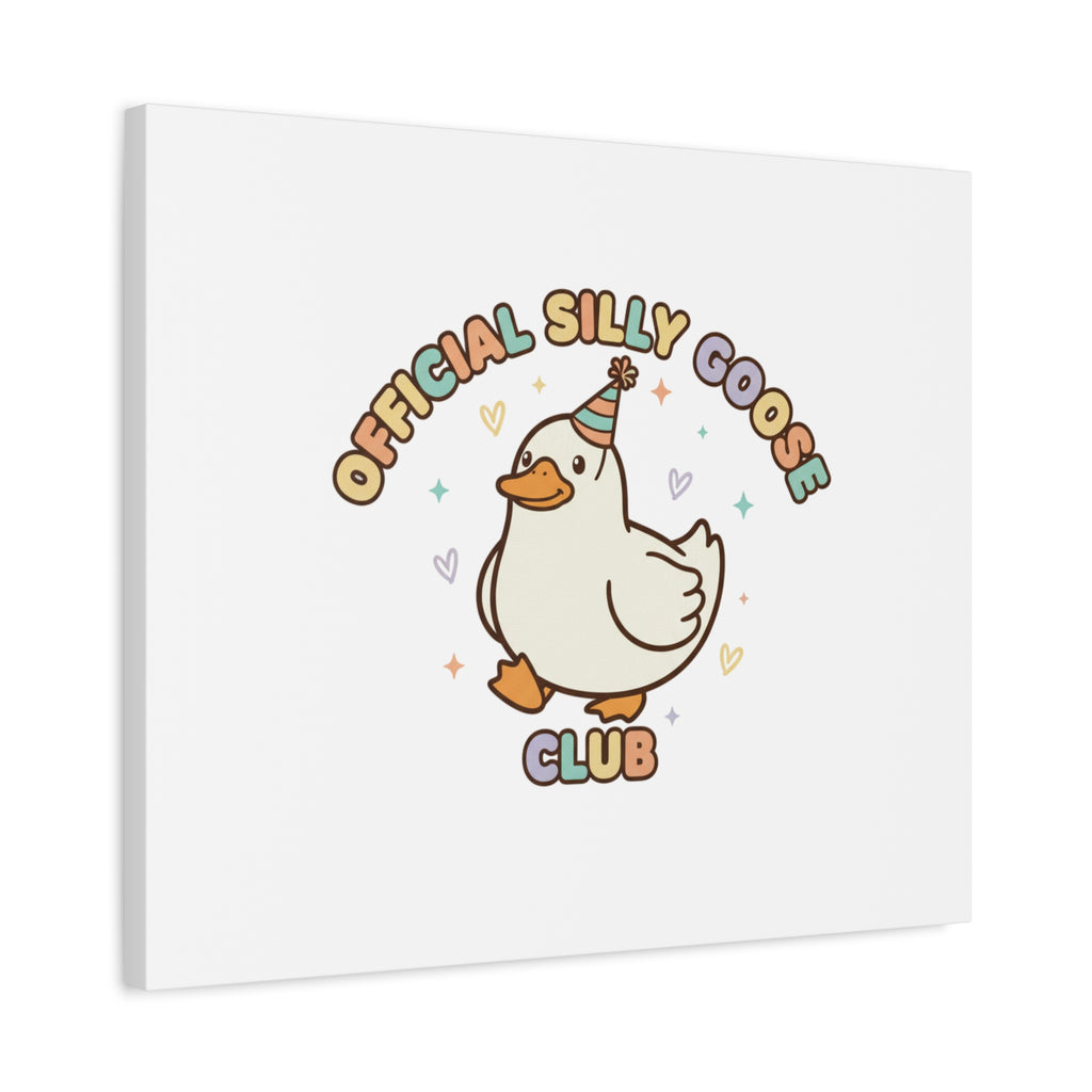 Silly Goose Club Canvas | wholesome meme, cute animal pun