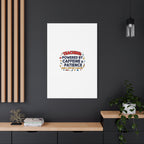 Teaching Powered by Caffeine & Patience Canvas | Teacher Appreciation Gifts
