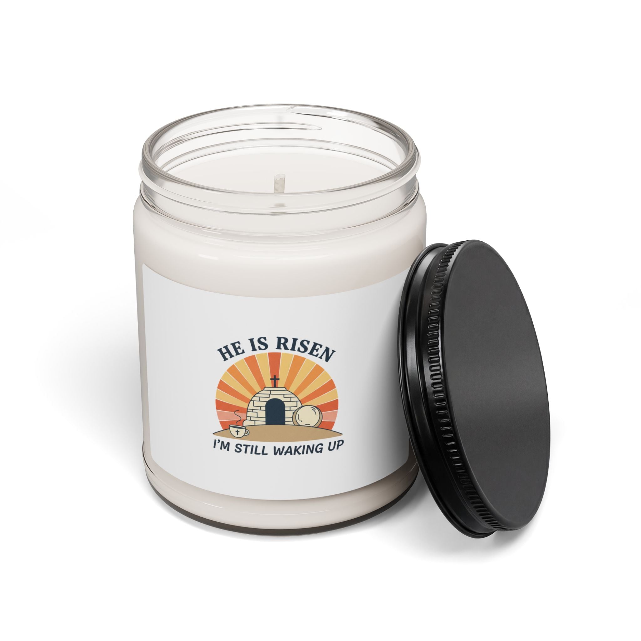 He Is Risen I’m Still Waking Up Candle | Scented Soy Candle, 9oz