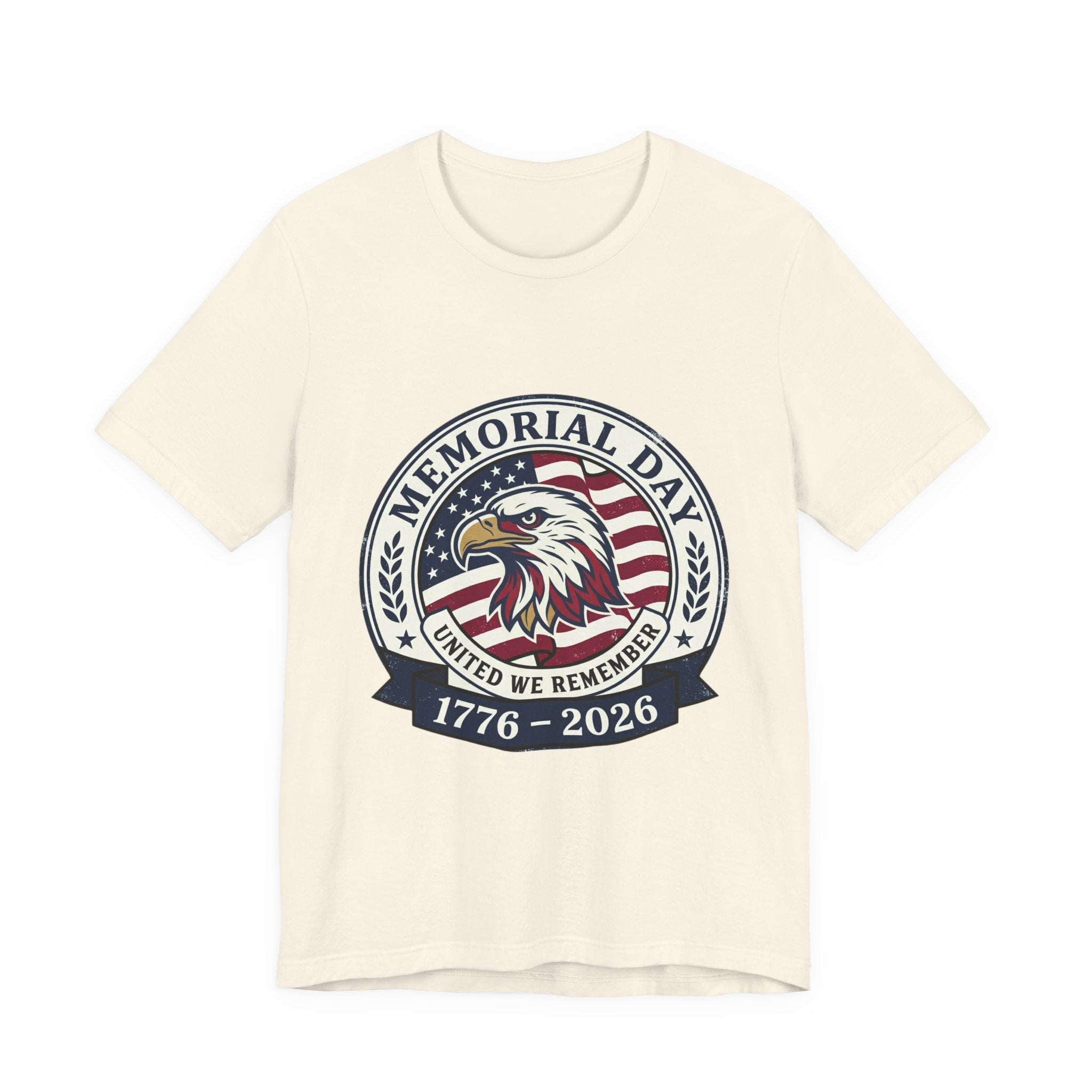Memorial Day 1776–2026 Eagle Tee | USA 250 Vintage Distressed Patriotic