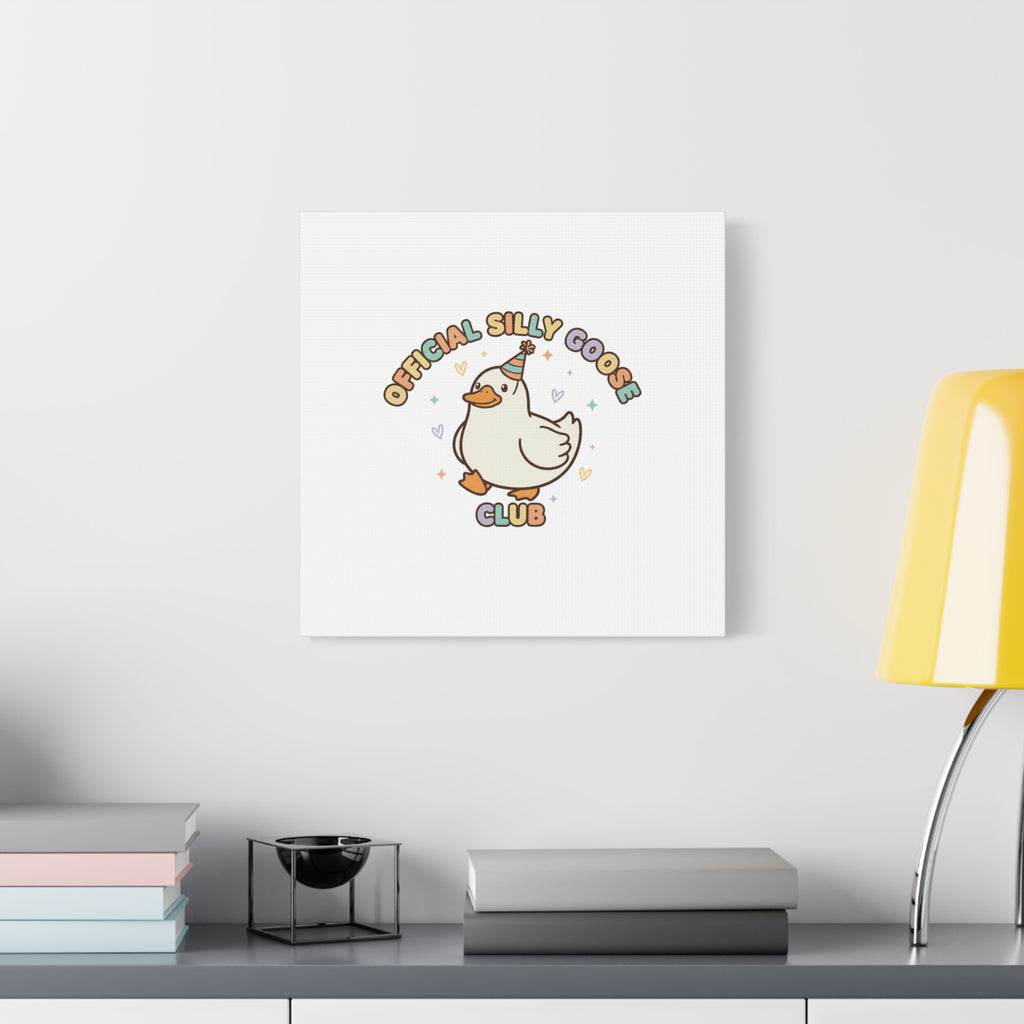 Silly Goose Club Canvas | wholesome meme, cute animal pun