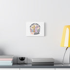 No Bunny Loves You Like Jesus Canvas | Easter Christian, Church Humor, Pastel Retro