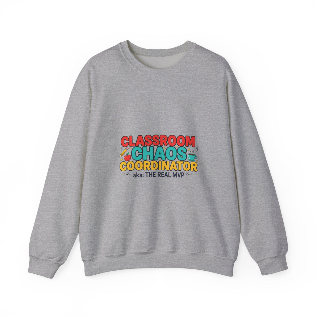 Classroom Chaos Coordinator Crewneck Sweatshirt | teacher appreciation, teacher life