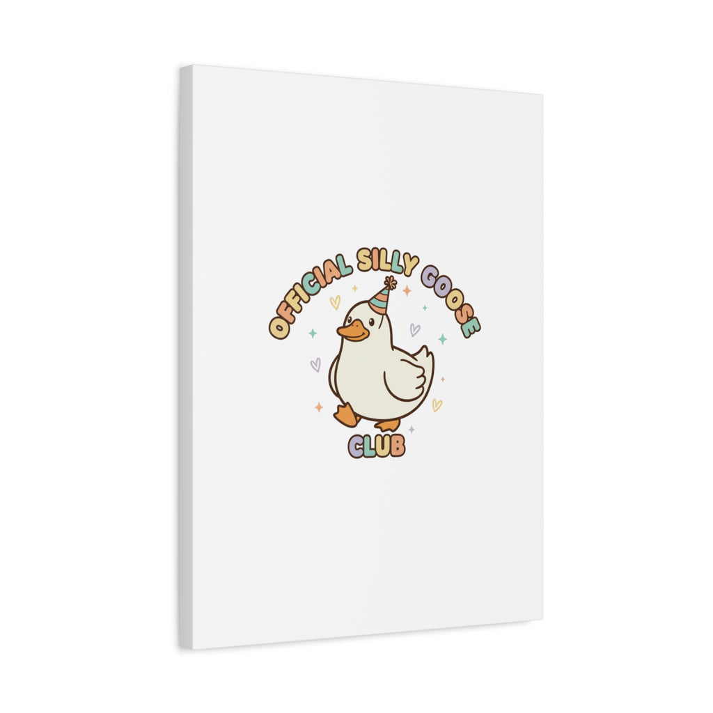 Silly Goose Club Canvas | wholesome meme, cute animal pun