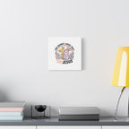 No Bunny Loves You Like Jesus Canvas | Easter Christian, Church Humor, Pastel Retro