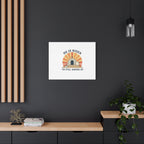 He Is Risen I'm Still Waking Up Canvas | Easter Christian Humor