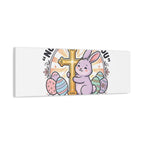 No Bunny Loves You Like Jesus Canvas | Easter Christian, Church Humor, Pastel Retro