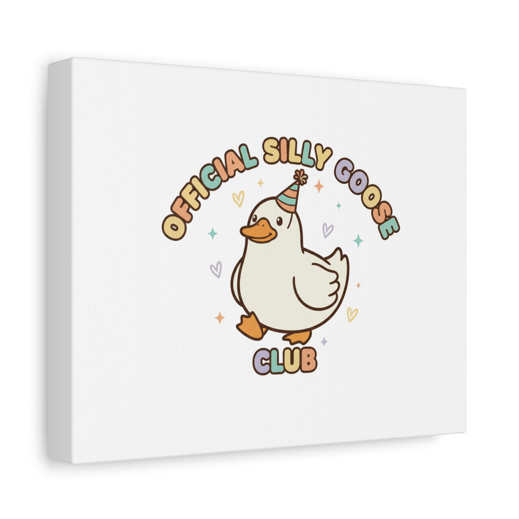 Silly Goose Club Canvas | wholesome meme, cute animal pun