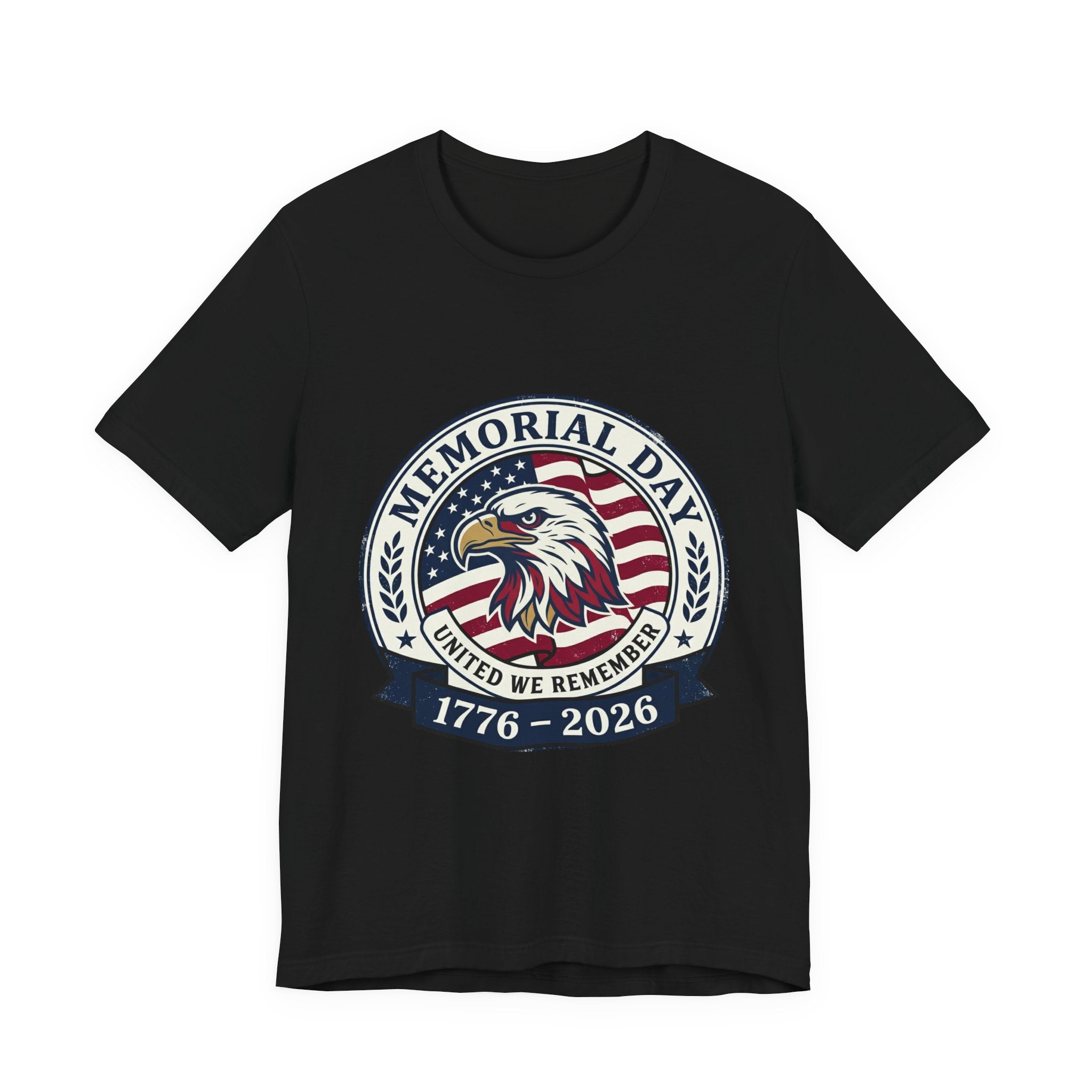 Memorial Day 1776–2026 Eagle Tee | USA 250 Vintage Distressed Patriotic