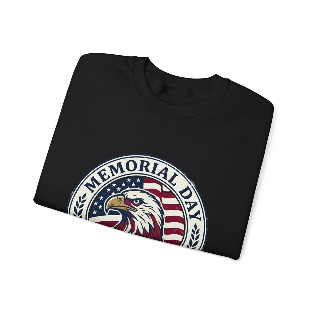 Memorial Day 1776–2026 Eagle Emblem Sweatshirt | USA 250, vintage distressed
