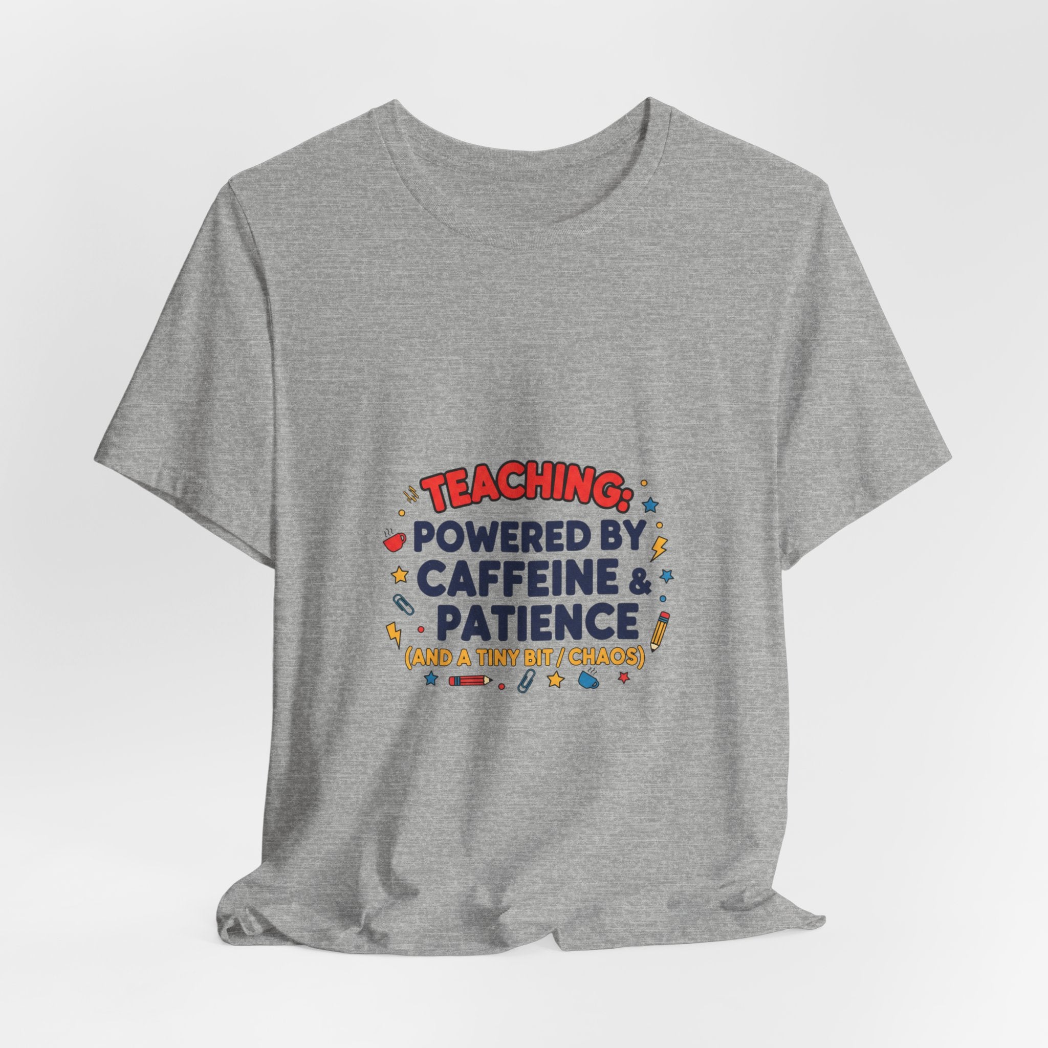 Teaching Powered by Caffeine & Patience Tee | Teacher Appreciation, Teacher Life